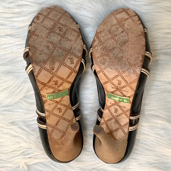 LAMB Gwen Stefani Black Leather Cap Toe Pumps - Picture 6 of 13